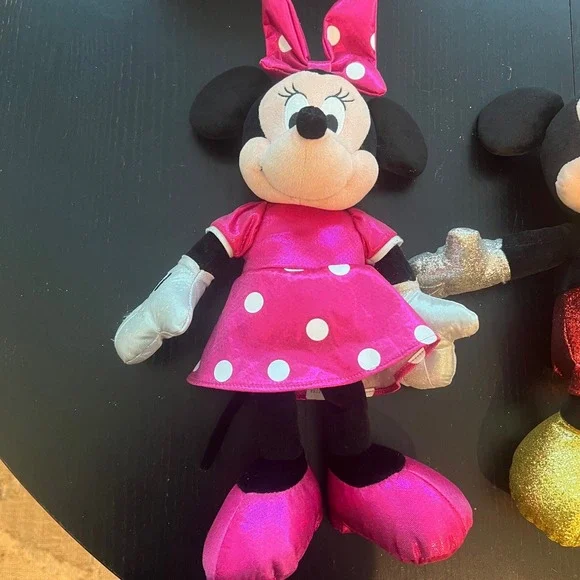 TY Beanie Babies Sparkle Disney Mickey and Minnie Mouse 8" - Picture 2 of 6